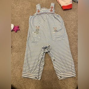 Baby Boden bunny overalls
